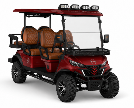 Sky Golf Cart 2027 – Red Edition