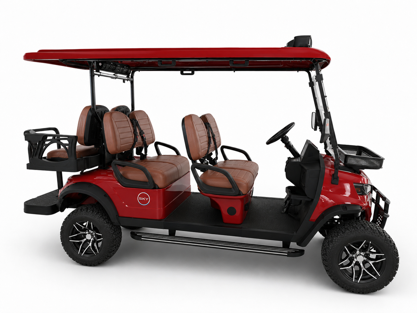 Sky Golf Cart 2027 – Red Edition